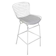 Banqueta Figueres Bertoia Branca