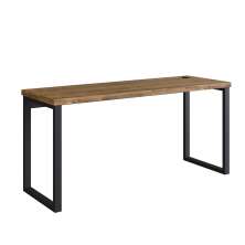 Mesa de Escritório Miguel Marrom e Preta