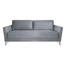Sofá 3 Lugares Nikos Cinza 220 cm
