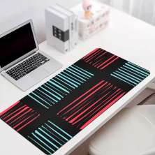 Tapete Protetor de Mesa MousePad em PVC Ecológico 70x35cm Xadrez