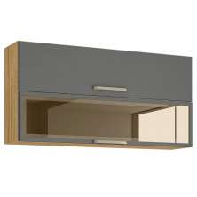 Armário com 2 Portas Basculante Banff Freijó Gris