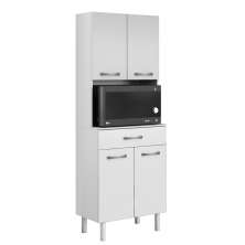 Armario Paneleiro Microondas 2 Portas 2949 193X60cm Gris KTP
