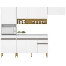 Cozinha modulada 250cm 9 Portas 2992 Supremo KTP