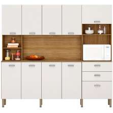 Kit Armario Cozinha 10 Portas 2983 Freijo Supremo KTP