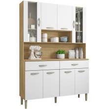 Kit Armario Cozinha 8 Portas 197GD Freijo Supremo KTP