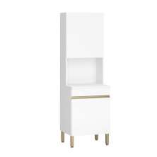 Paneleiro 2 Portas Microondas Branco Supremo  Line Kits Paraná