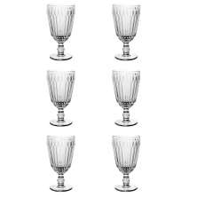 Kit com 6 Taças de Água Bretagne Transparente 330 ml