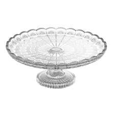 Prato de Bolo Versailles Transparente 33 cm