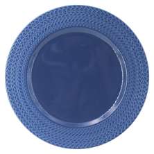 Sousplat Tranca Azul Marinho 33 cm