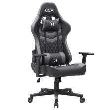 Cadeira Gamer Olympians Hades Preta e Cinza