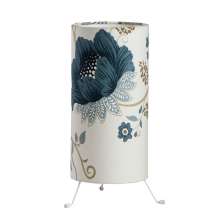Luminária Bueno Floral Azul