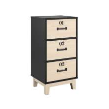 Cômoda 3 Gavetas Industrial  -  Linha Organize