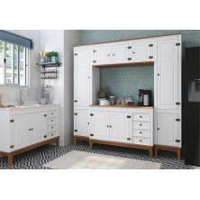 Cozinha Modulada 5 peças - Branco