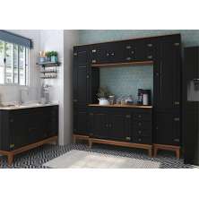 Cozinha Modulada 5 peças - Preto