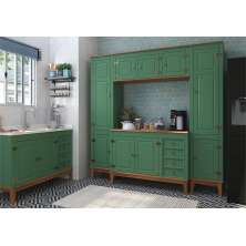 Cozinha Modulada 5 peças - Verde