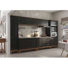 Cozinha Modulada 6 peças - Preto