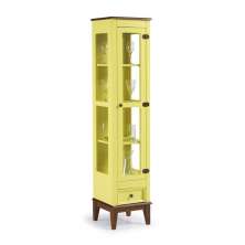 Cristaleira 1 Porta + 1 Gaveta - AMARELO LEMON