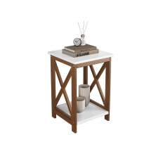 Mesa de Cabeceira Madeira Maciça - Branco