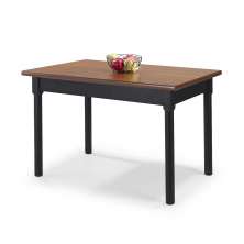 Mesa em Madeira Maciça Retangular 4 Lugares PRETO