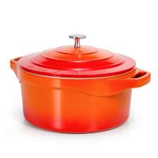 Caçarola com Tampa Essencialy Laranja 24 cm