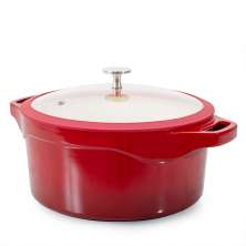 Caçarola com Tampa Essencialy Vermelha 20 cm