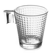 Conjunto de Xícaras de Café com 6 Unidades Essencialy II Transparente 80 ml