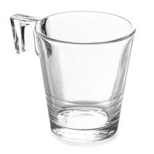 Conjunto de Xícaras de Café com 6 Unidades Essencialy VII Transparente 80 ml