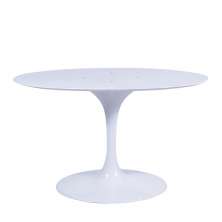 Base Mesa Saarinen Tulip Jantar Oval - Branca