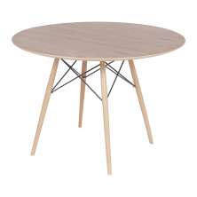 Mesa Eames Eiffel DSW Redonda 120cm Freijó
