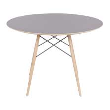Mesa Eames Eiffel DSW Redonda 90 cm Preta