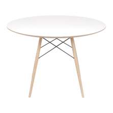 Mesa Eames Eiffel DSW Redonda 90cm Branca