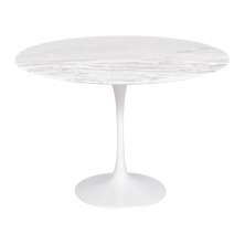 Mesa Saarinen Redonda Espírito Santo 137cm - Base Branca