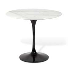 Mesa Saarinen Redonda Espírito Santo 90cm - Base Preta