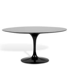 Mesa Saarinen Tulip Jantar São Gabriel 160x90cm Base Preta