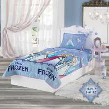 Edredom Dupla Face Microfibra Frozen