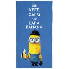 Toalha de Banho Felpuda Estampada Minions 1C