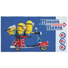 Toalha de Banho Felpuda Estampada Minions 1D