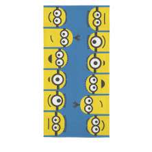 Toalha de Banho Felpuda Estampada Minions B