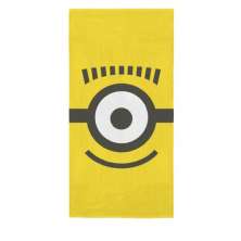 Toalha de Banho Felpuda Estampada Minions C