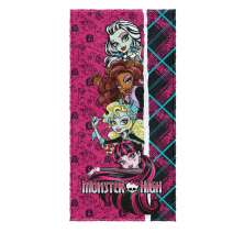 Toalha de Banho Felpuda Estampada Monster High A