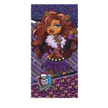 Toalha de Banho Felpuda Estampada Monster High E
