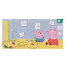 Toalha de Banho Felpuda Estampada Peppa Pig D 1 peça Lepper