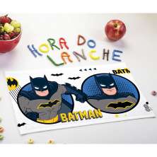 Toalha de Lancheira Batman Branca
