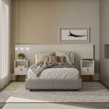 Cabeceira King Laranjeiras Off White