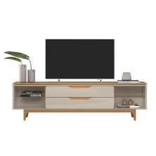 Rack para TV 75' com Gavetas Coimbra Taurari Off-White