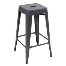 Banqueta alta Iron Tolix 76 cm Cinza escuro