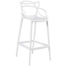 Banqueta alta Masters Allegra 76 cm Branco