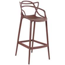 Banqueta alta Masters Allegra 76 cm Marrom