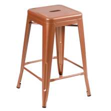 Banqueta média Iron Tolix 61 cm Cobre rose Cobre rose