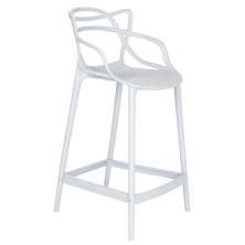 Banqueta média Masters Allegra 66 cm Branco
